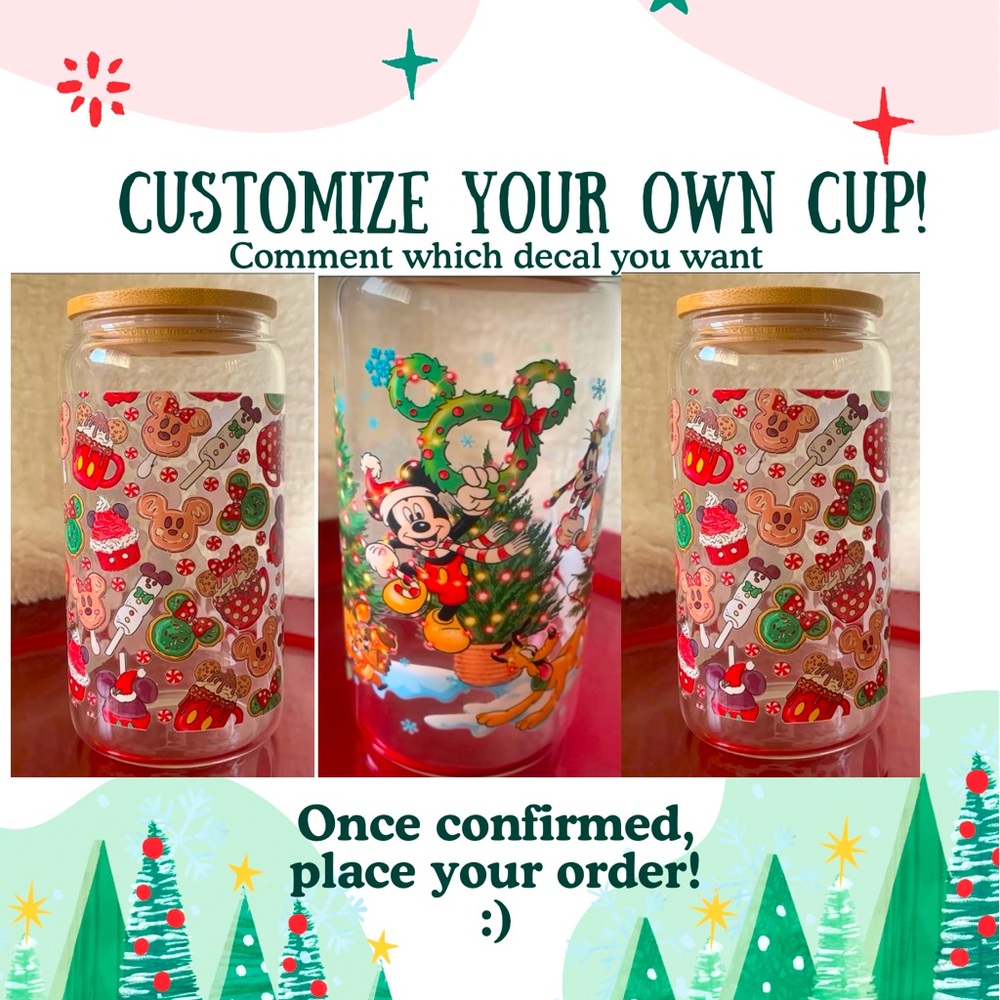 16oz Customizable Cups! You pick!
